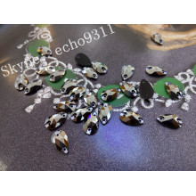 Crystal Sew on Stones 2015 Forme de goutte 7 * 12mm (DZ-3065)